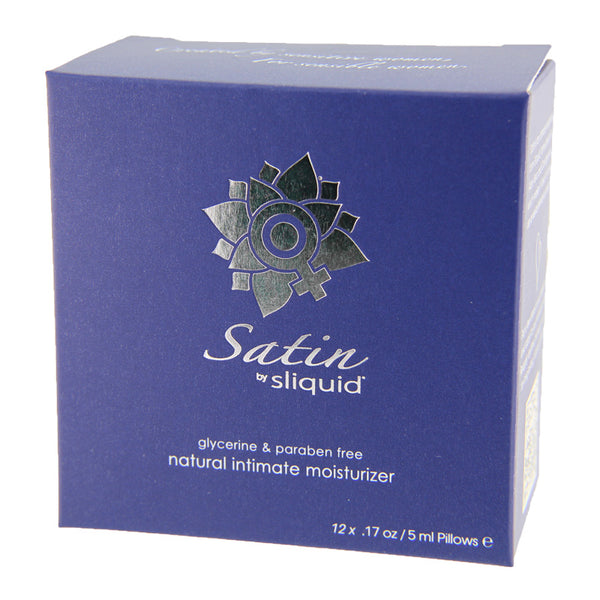 Sliquid Satin Lube Cube Pillow Pack 12 | WorldCondoms