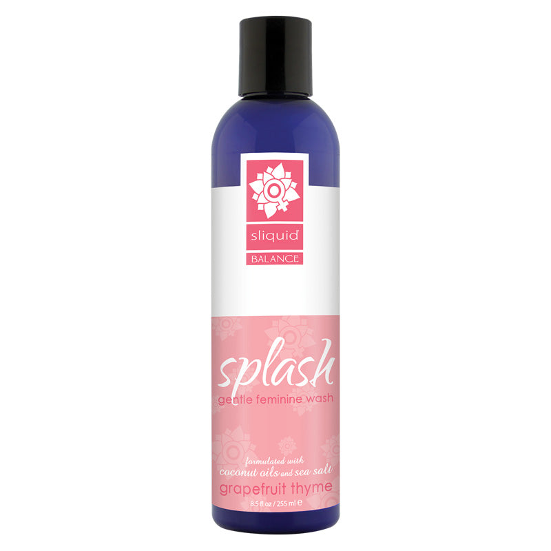 Sliquid Splash Feminine Wash Grapefruit Thyme 255ml | WorldCondoms