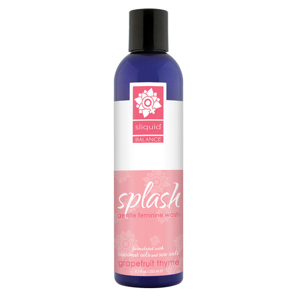 Sliquid Splash Feminine Wash Grapefruit Thyme 255ml | WorldCondoms