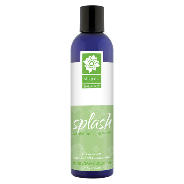 Sliquid Splash Feminine Wash Honeydew Cucumber 255ml | WorldCondoms