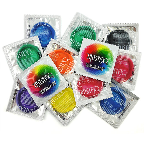 Trustex Assorted Colors Non-Lubricated Trustex Assorted Colors Non-Lubricated