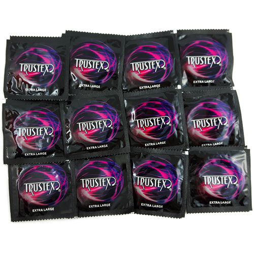 trustex lubricated condoms Trustex Bulk Assorted Flavors Non-Lubricated 1000 Count Condoms main image 1