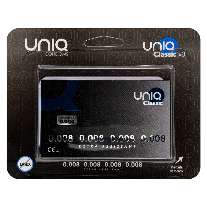 Uniq Classic 0008 condoms Pack 3