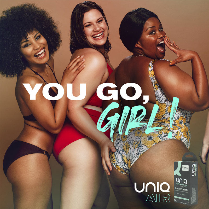 Uniq Air Female Condoms: You go girl | WorldCondoms