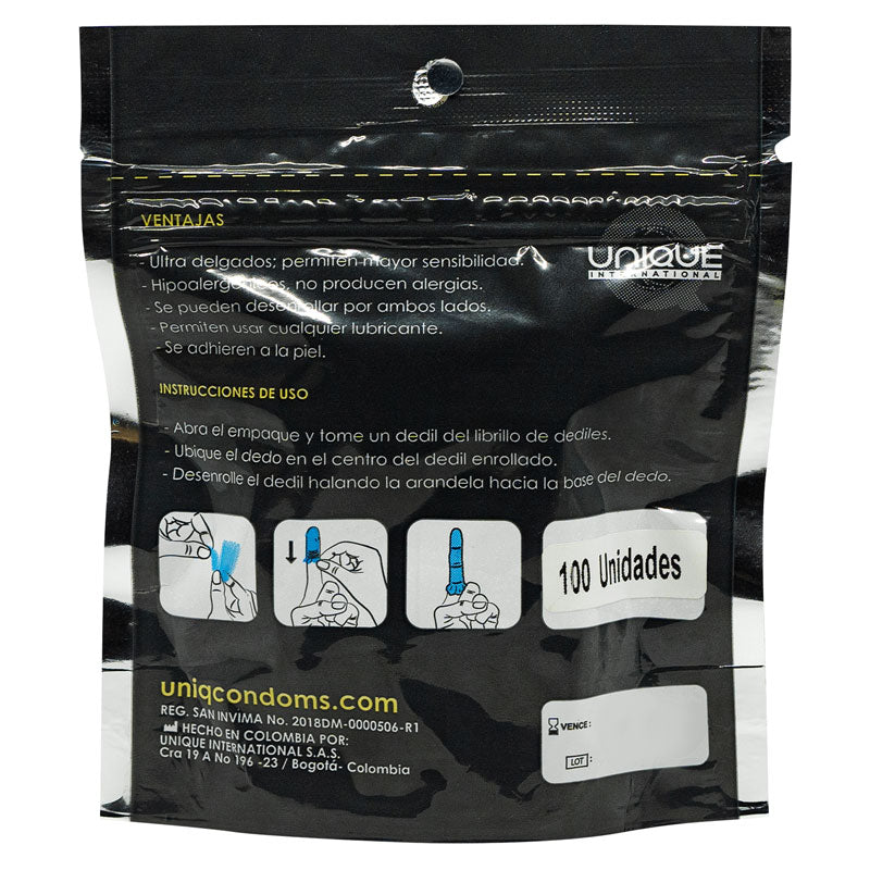 Uniq Dediles Finger Cots Pack 100 Secondary image