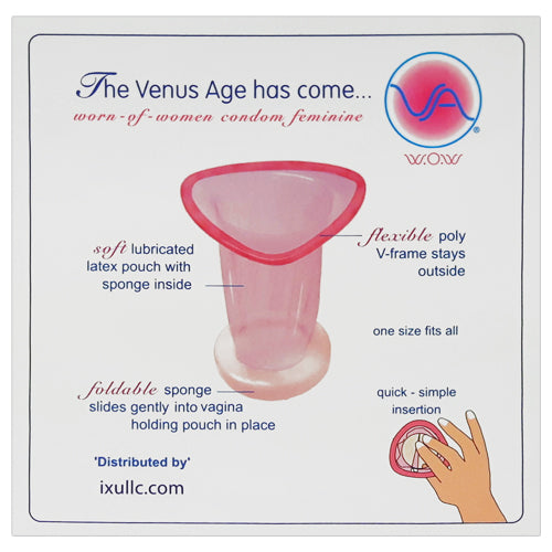 VA W.O.W lubricated female condoms 3 Box WorldCondoms VA W.O.W lubricated female condoms 3 Box WorldCondoms