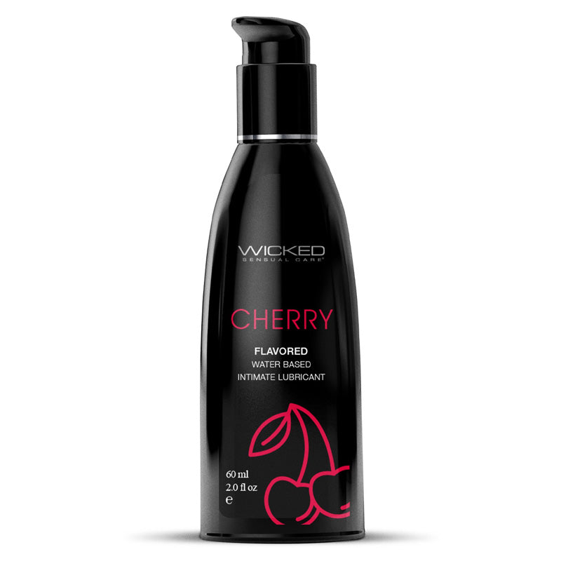 Wicked Sensual Care Cherry Flavored Water Based Intimate Lubricant