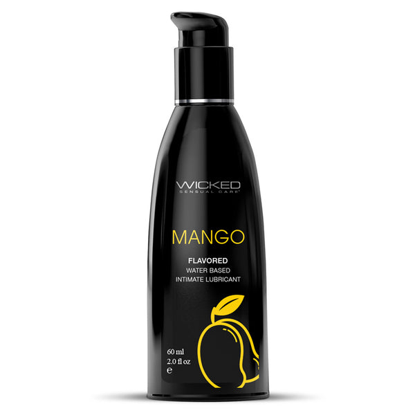 Wicked Sensual Care Mango Flavored Water Based Intimate Lubricant 