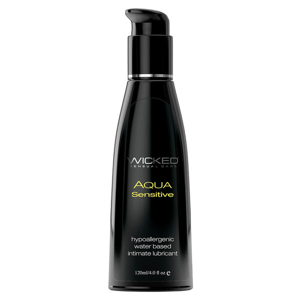 Wicked Sensual Care Aqua Sensitive hypoallergenic water based intimate lubricant 120ml