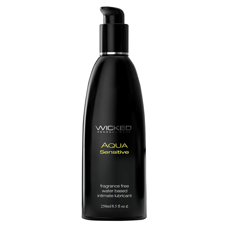 Wicked Sensual Care Aqua Sensitive hypoallergenic water based intimate lubricant 250ml Imagen principal del producto