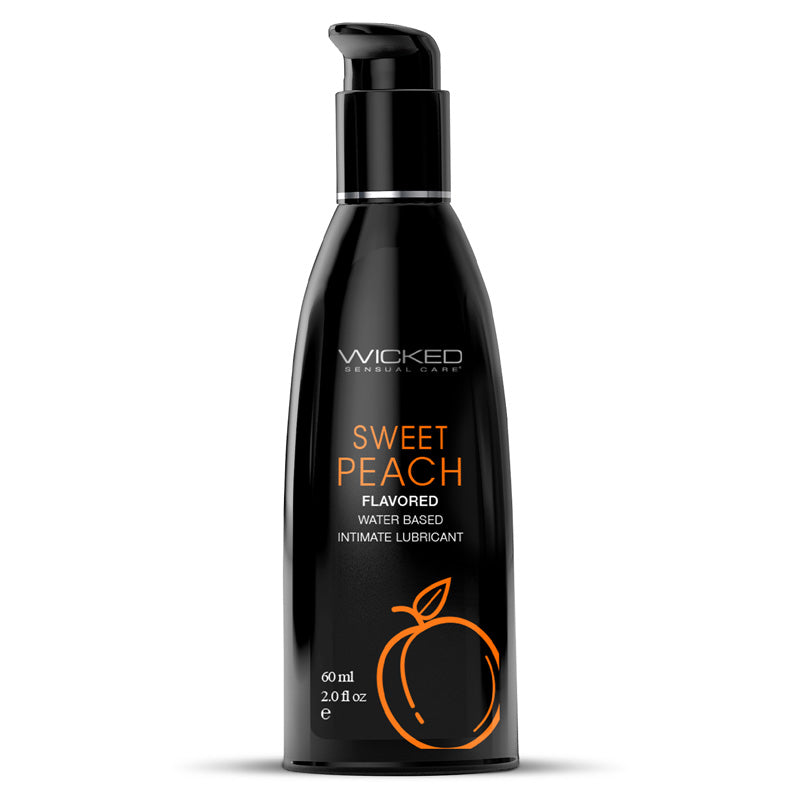 Wicked Sensual Care Sweet Peach Flavored Water-Based Intimate Lubricant