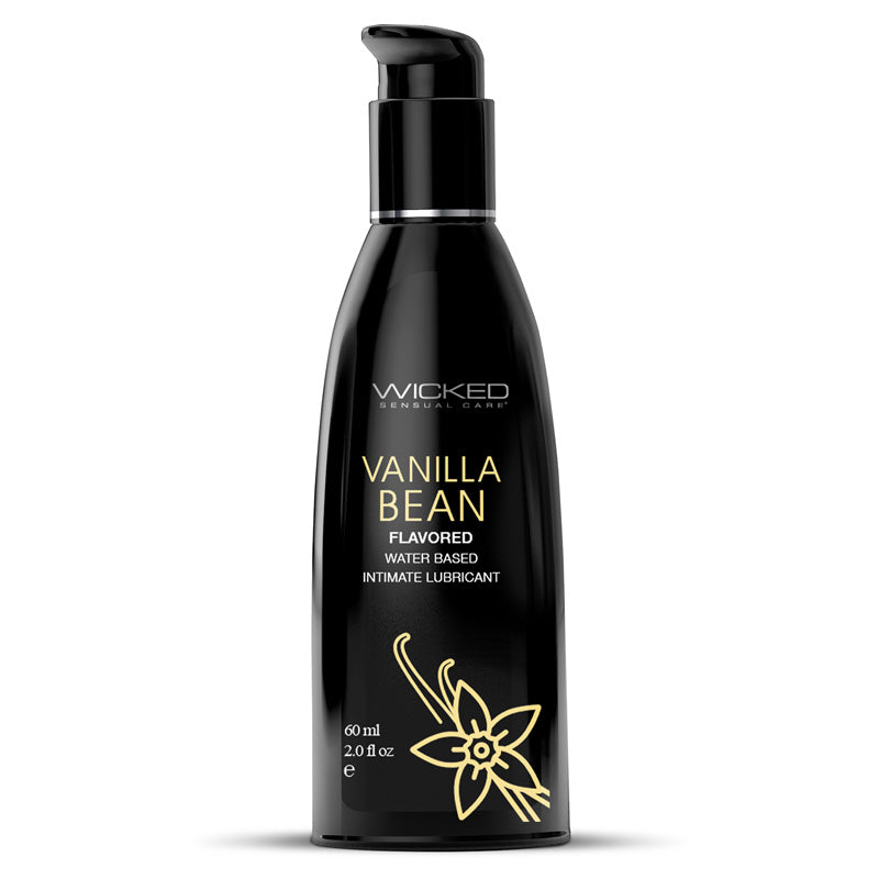 Wicked Vanilla Bean Flavored Water Based Intimate Lubricant