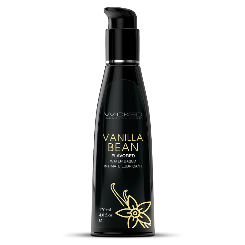 Wicked Vanilla Bean Flavored Water Based Intimate Lubricant Imagen principal del producto