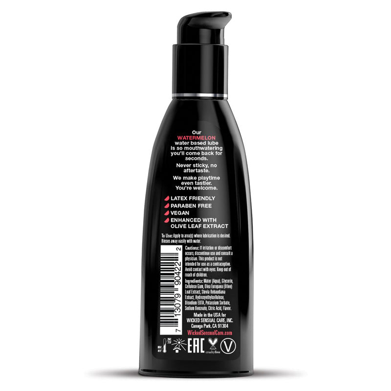 Wicked Watermelon Flavored 60ml Back | WorldCondoms