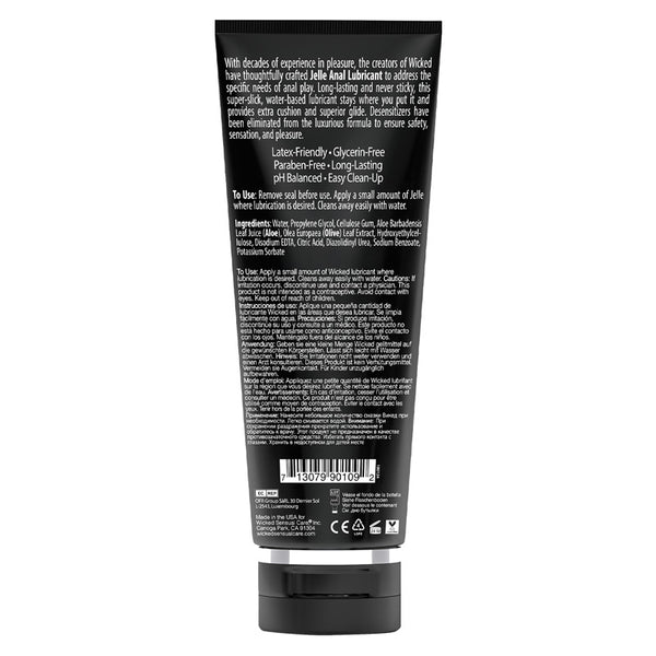 Wicked Sensual Care Jelle Anal Water Based Lubricant
