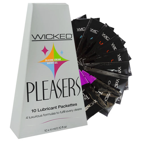 Wicked Pleasers packettes 10x4ml sampler