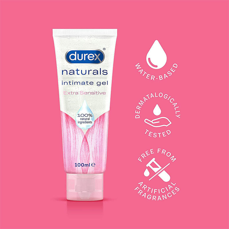 Durex Naturals Sensitive Lubricant WorldCondoms Durex Naturals Sensitive Lubricant WorldCondoms