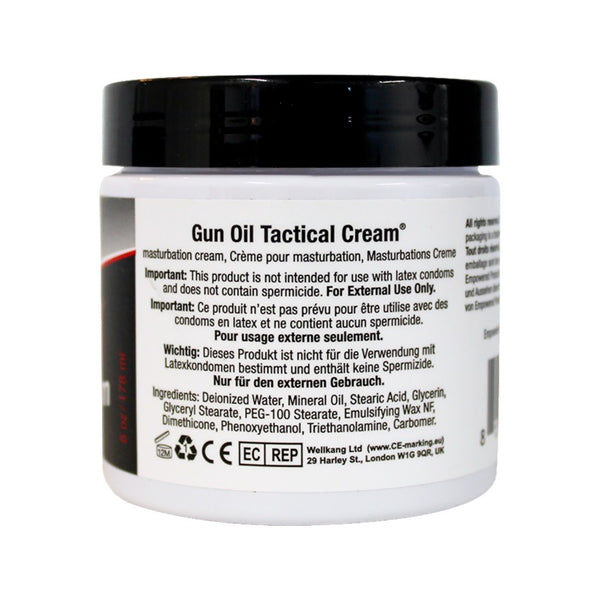 Gun Oil Tactical cream 6 oz / 178 ml JAR