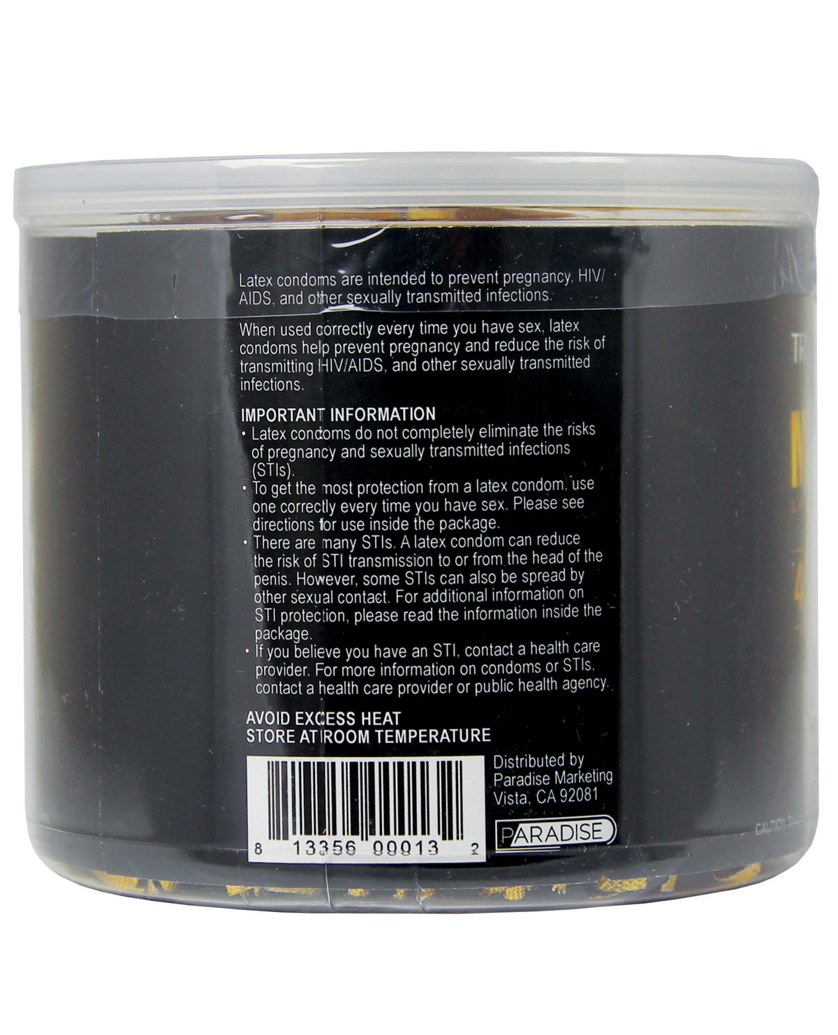 Trojan Magnum Condom - Bowl of 40 Back